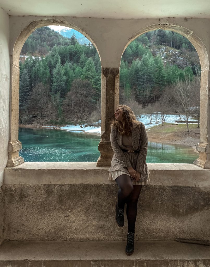 Eremo di San Domenico, scatto con vista sul lago
