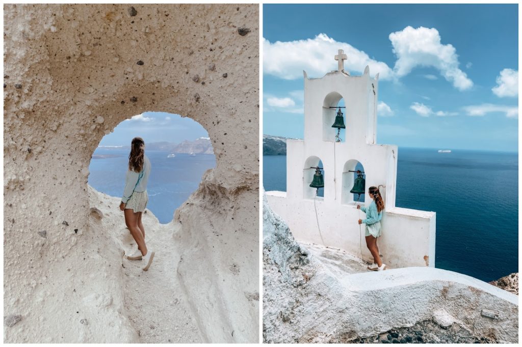 Cuore di Santorini, luogo suggestivo a picco sul mare