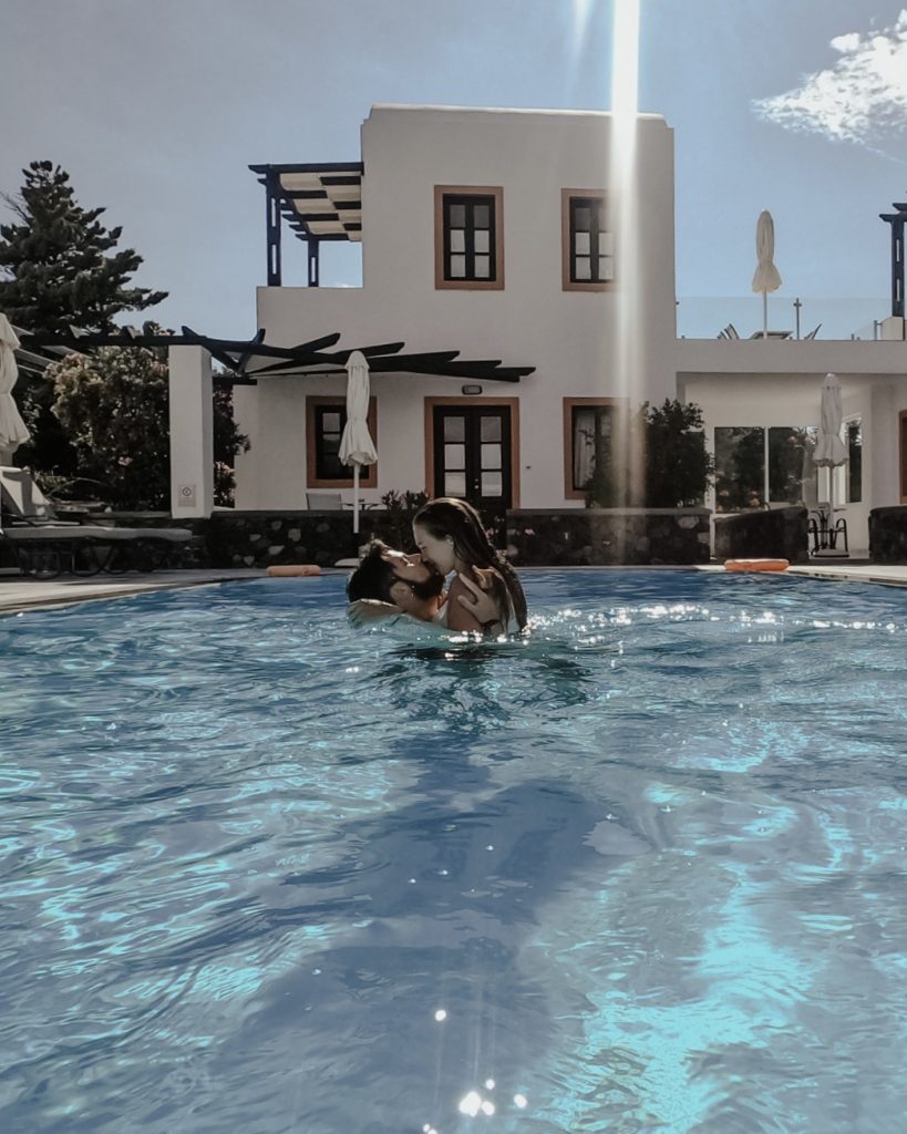 Piscina dell'Anthonas Apartment, Santorini